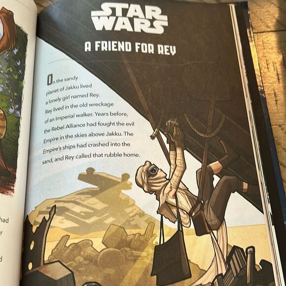 Disney 5-Minute Star⭐️Wars Stories Book 📕4 kid 6 & ⬆️ MaytheForcebewithYou! - Picture 8 of 17